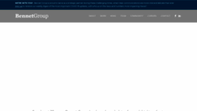 What Bennetgroup.com website looked like in 2020 (4 years ago)