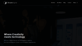 What Binatedigital.ie website looked like in 2020 (3 years ago)
