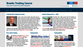 What Brookstradingcourse.com website looked like in 2020 (3 years ago)