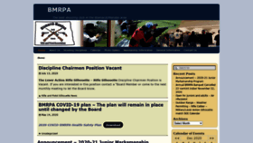 What Bmrpa.org website looked like in 2020 (3 years ago)