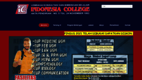 What Bimbel-ic.com website looked like in 2020 (3 years ago)