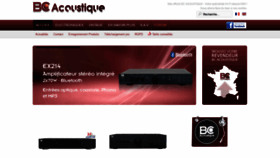 What Bc-acoustique.com website looked like in 2020 (3 years ago)
