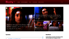 What Bollypluse.in website looked like in 2020 (3 years ago)