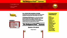 What Bodyguardrail.com website looked like in 2020 (3 years ago)