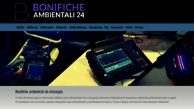 What Bonificheambientali24.it website looked like in 2020 (3 years ago)