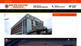 What Bgscollege.in website looked like in 2020 (3 years ago)