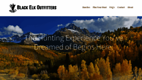 What Blackelkoutfitters.com website looked like in 2020 (3 years ago)