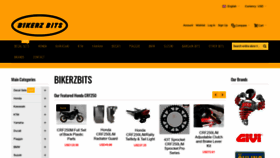 What Bikerzbits.co.th website looked like in 2020 (3 years ago)