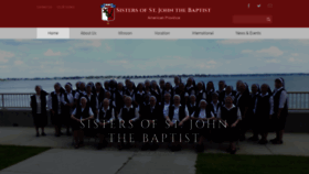 What Baptistines.org website looked like in 2020 (3 years ago)
