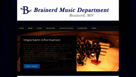 What Brainerdmusic.org website looked like in 2020 (3 years ago)