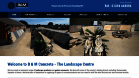 What Bmconcrete.co.uk website looked like in 2020 (3 years ago)
