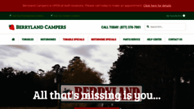 What Berrylandcampers.com website looked like in 2020 (3 years ago)