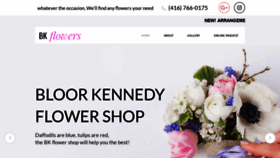 What Bk2194flowers.com website looked like in 2020 (3 years ago)