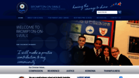 What Bromptonschool.net website looked like in 2020 (3 years ago)