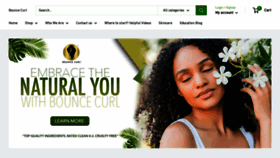 What Bouncecurl.com website looked like in 2020 (5 years ago)