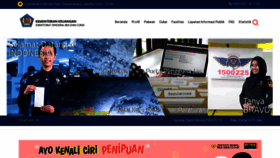 What Beacukai.go.id website looked like in 2020 (3 years ago)