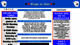 What Bridgeonshea.com website looked like in 2020 (3 years ago)