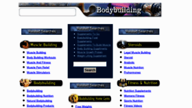 What Bodybuliding.com website looked like in 2011 (12 years ago)