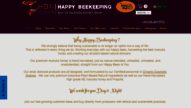 What Boihoneyshop.co.nz website looked like in 2020 (3 years ago)
