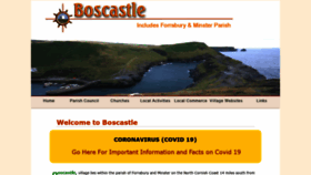 What Boscastlecornwall.org.uk website looked like in 2020 (3 years ago)