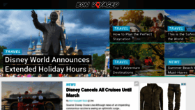 What Bonvoyaged.com website looked like in 2020 (3 years ago)
