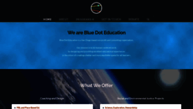 What Bluedoteducation.org website looked like in 2020 (3 years ago)