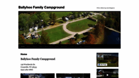 What Ballyhoofamilycampground.com website looked like in 2020 (3 years ago)