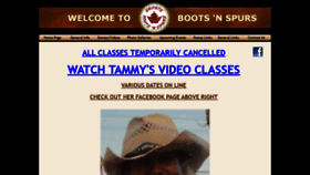 What Bootsnspurs.com website looked like in 2020 (3 years ago)