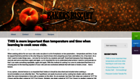 What Bakersbiscuit.com website looked like in 2020 (3 years ago)