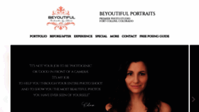 What Beyoutifulportraits.com website looked like in 2020 (3 years ago)
