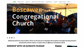 What Boscawencongregationalchurch.com website looked like in 2020 (3 years ago)