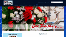 What Bouquetshopflowers.com website looked like in 2020 (3 years ago)