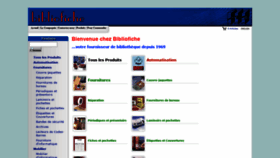 What Bibliofiche.com website looked like in 2020 (3 years ago)