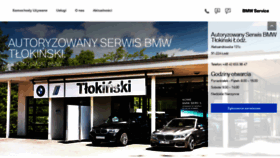 What Bmw-tlokinski.pl website looked like in 2020 (3 years ago)