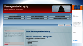 What Beratungsstellen-leipzig.de website looked like in 2020 (3 years ago)