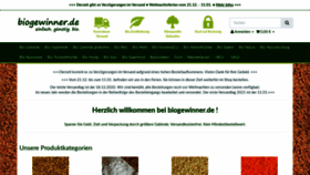 What Biogewinner.de website looked like in 2020 (3 years ago)