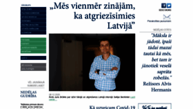 What Brivalatvija.lv website looked like in 2020 (3 years ago)