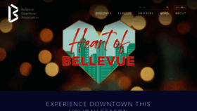 What Bellevuedowntown.com website looked like in 2020 (3 years ago)