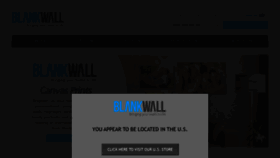 What Blankwall.com.au website looked like in 2020 (3 years ago)