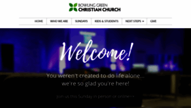 What Bowlinggreenchristian.org website looked like in 2020 (3 years ago)