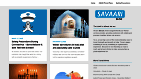 What Blog.savaari.com website looked like in 2020 (3 years ago)