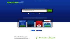 What Backlinktest.com website looked like in 2020 (3 years ago)