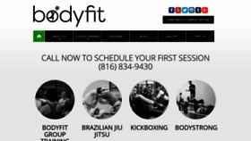 What Bodyfitkansascity.com website looked like in 2020 (3 years ago)