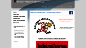 What Boulderarcadefactory.com website looked like in 2020 (3 years ago)