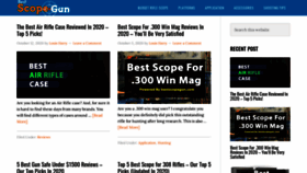 What Bestscopegun.com website looked like in 2020 (3 years ago)