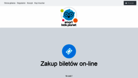 What Bilety.smartkidsplanet.pl website looked like in 2020 (3 years ago)