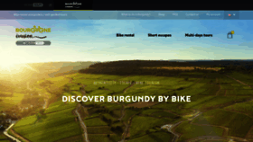 What Burgundybiketour.com website looked like in 2020 (3 years ago)