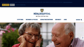 What Buergerspital.de website looked like in 2020 (3 years ago)