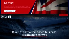 What Britishmarine.co.uk website looked like in 2020 (3 years ago)
