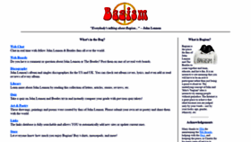 What Bagism.com website looked like in 2020 (3 years ago)